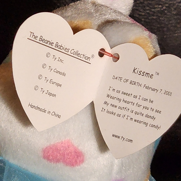 TY Beanie Baby Kissme the Bear - 2001 - Picture 3 of 4